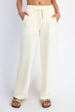 MODAL SCUBA STRAIGHT PANT: Espresso / S-M-L(2-2-2)