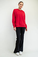 Red French Terry Sweatshirt