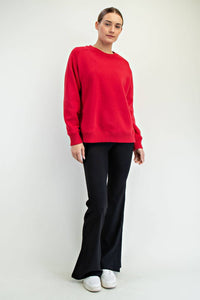 Red French Terry Sweatshirt
