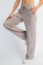 MODAL SCUBA STRAIGHT PANT: Espresso / S-M-L(2-2-2)