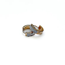 Demi Diamond Huggie Hoops - WATERPROOF