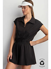 Black Tennis Romper