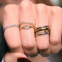 Merit Silver Crystal Ring: 8