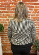 Black & Tan Checkered Bomber
