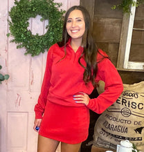 7 Diamonds Ruby Red Rev Polo Pullover