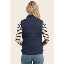 Navy Quilted Vest