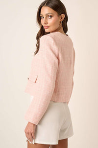 Pink Tweed Jacket
