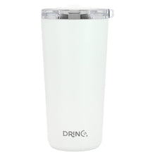 BRB Insulated Tumbler w/Spill Proof Lid: Artic White