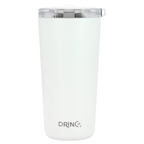 BRB Insulated Tumbler w/Spill Proof Lid: Artic White
