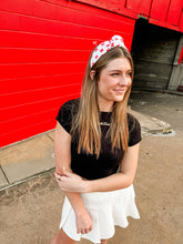 "N" Printed Structured Headband