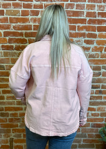 Pink Ravenna Shirt Jacket