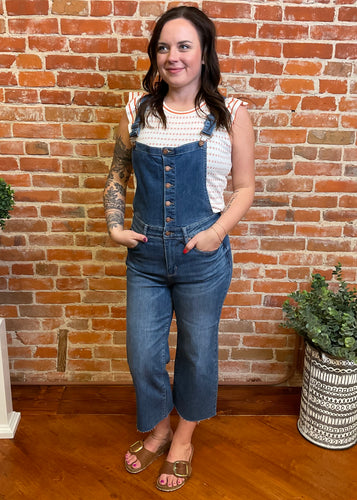 Judy Blue Cropped Overalls