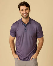 Lilac Geo Print Polo