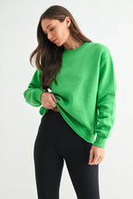 Green Pop Classic Fit Fleece Sweatshirt