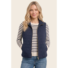 Navy Quilted Vest