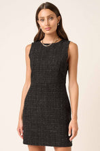 Black Tweed Mini Dress