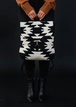 Black & Cream Aztec Backpack