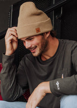 Tan Knit Beanie