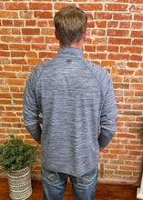 Heather Navy Mock Neck Pullover