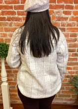 Cream & Brown Plaid Shacket