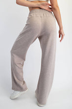 MODAL SCUBA STRAIGHT PANT: Espresso / S-M-L(2-2-2)