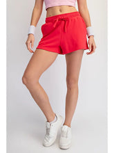 Candy Red French Terry Shorts