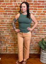 Round Neck Rib Knit Tank (Multiple Colors)