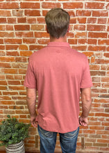 Heather Brick Performance Polo