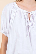 Ivory Two Way Short Sleeve Top