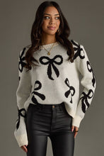 Cream Bow Sweater