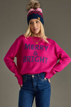 Magenta Merry & Bright Sweater