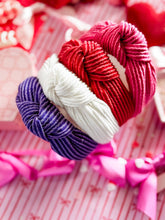 Purple Ribcord Structured Headband