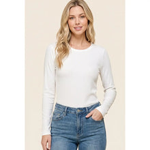 Long Sleeve Basic Ribbed Top (Multiple Colors)