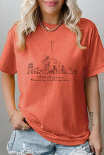 A Thrill of Hope Nativity Graphic Heavy Cotton Tee: NAVY / S