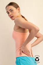 BUTTER SLEEVELESS RACER BACK TANK TOP: Lemonilla / S-M-L(2-2-2)