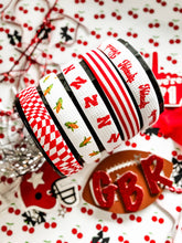 "N" Print Game Day No Knot Structured Headband