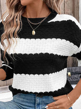 Striped Knit Sweater