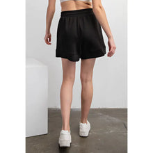 Black Scuba Casual Shorts