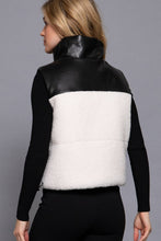 Black & Sherpa Reversible Vest