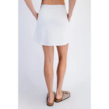 Light Heather Grey Scuba Skort