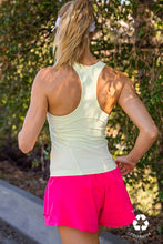 BUTTER SLEEVELESS RACER BACK TANK TOP: Lemonilla / S-M-L(2-2-2)