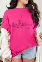 A Thrill of Hope Nativity Graphic Heavy Cotton Tee: NAVY / S