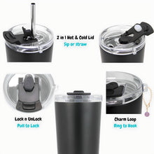 BRB Insulated Tumbler w/Spill Proof Lid: Island Pink