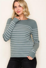 Lightweight Striped Pullover (Multiple Colors Available)