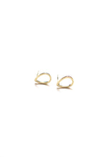 Gold Teardrop Stud Earrings