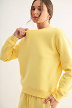 Yellow Glow Classic Fit Fleece Sweatshirt