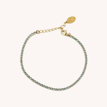 Birthstone Micro Tennis Bracelets: July- Ruby