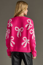Pink & Light Pink Bow Sweater