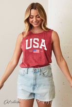USA EST.1776 Mineral Graphic Tank