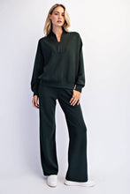 MODAL SCUBA STRAIGHT PANT: Espresso / S-M-L(2-2-2)